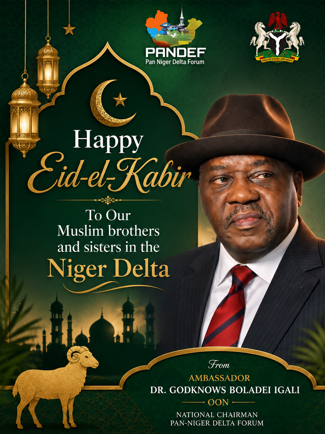 PANDEF Eid-el-Kabir