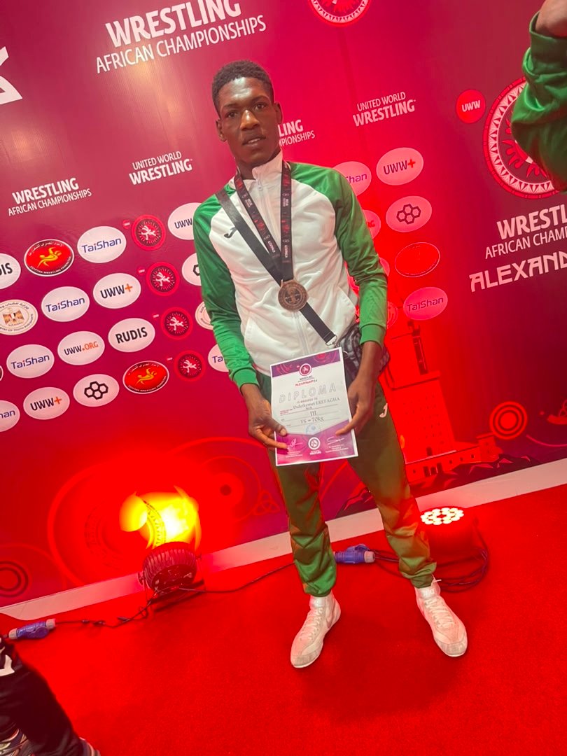 Dideikemie Erefagha_African Wrestling Championship