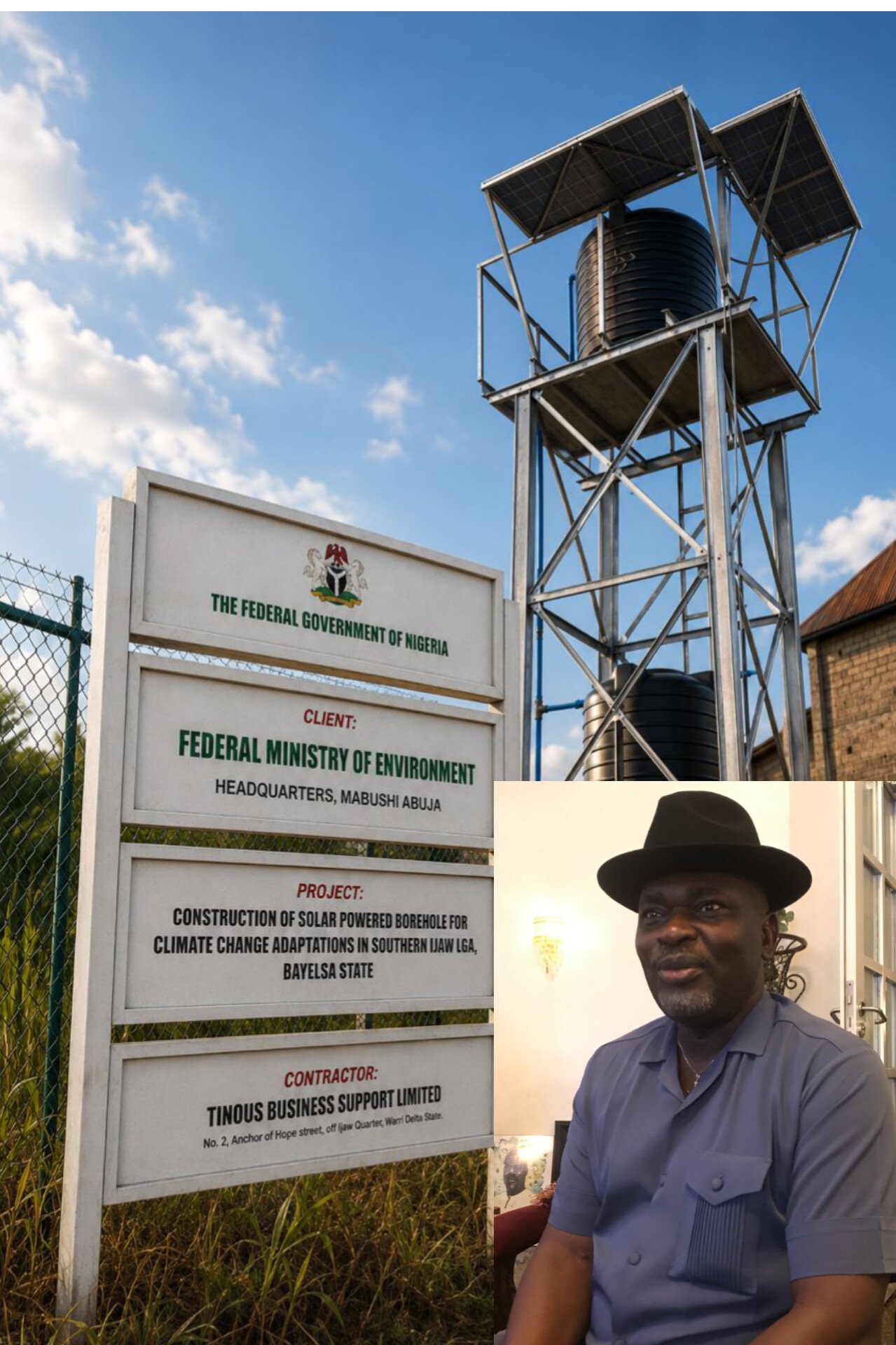 Rodney Ambaiowei _Solar-powered borehole