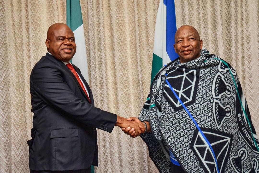 Douye Diri and Lesotho Prime Minister